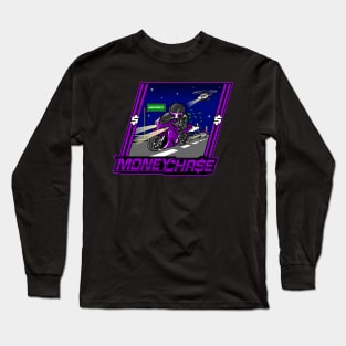 Money Chase(Purple) Long Sleeve T-Shirt